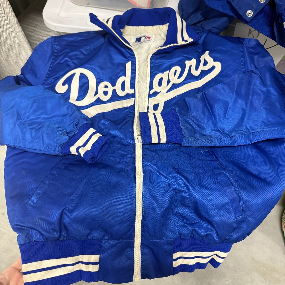 Starter 1980s Los Angeles Dodgers Bomber Jacket Vintage Size‎ L